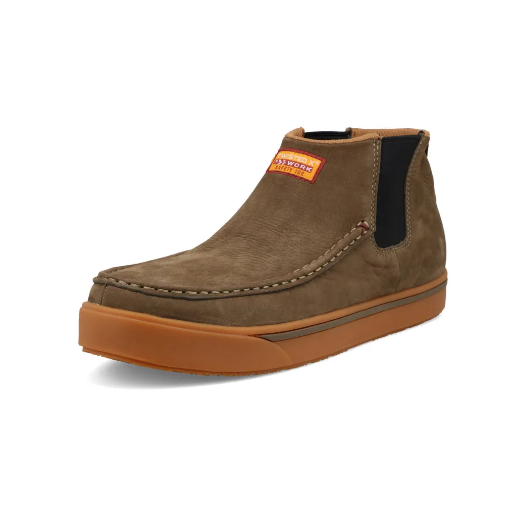 Twisted X 4″ Work Chelsea Kicks Shitake